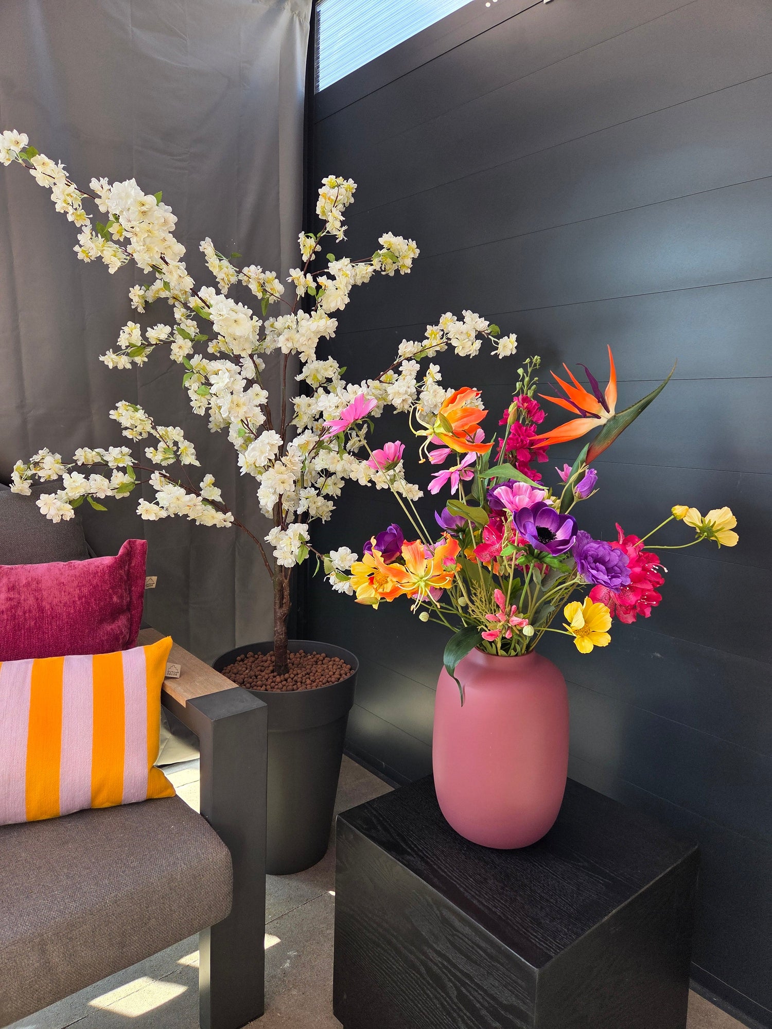 Kunst boeketten en bloemen