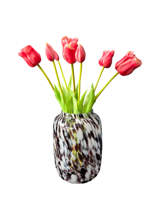 Tulips open