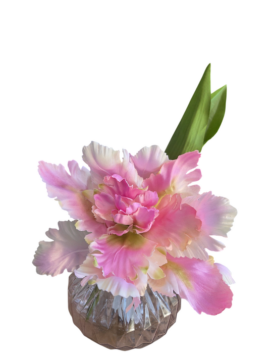 Bloemstuk Tulip, incl. vaas