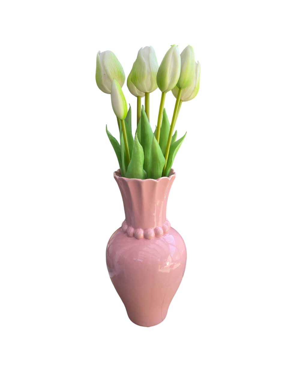 Flower arrangement Pearl, incl. vase