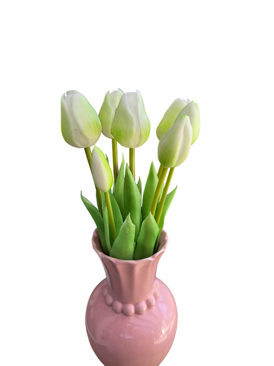Flower arrangement Pearl, incl. vase