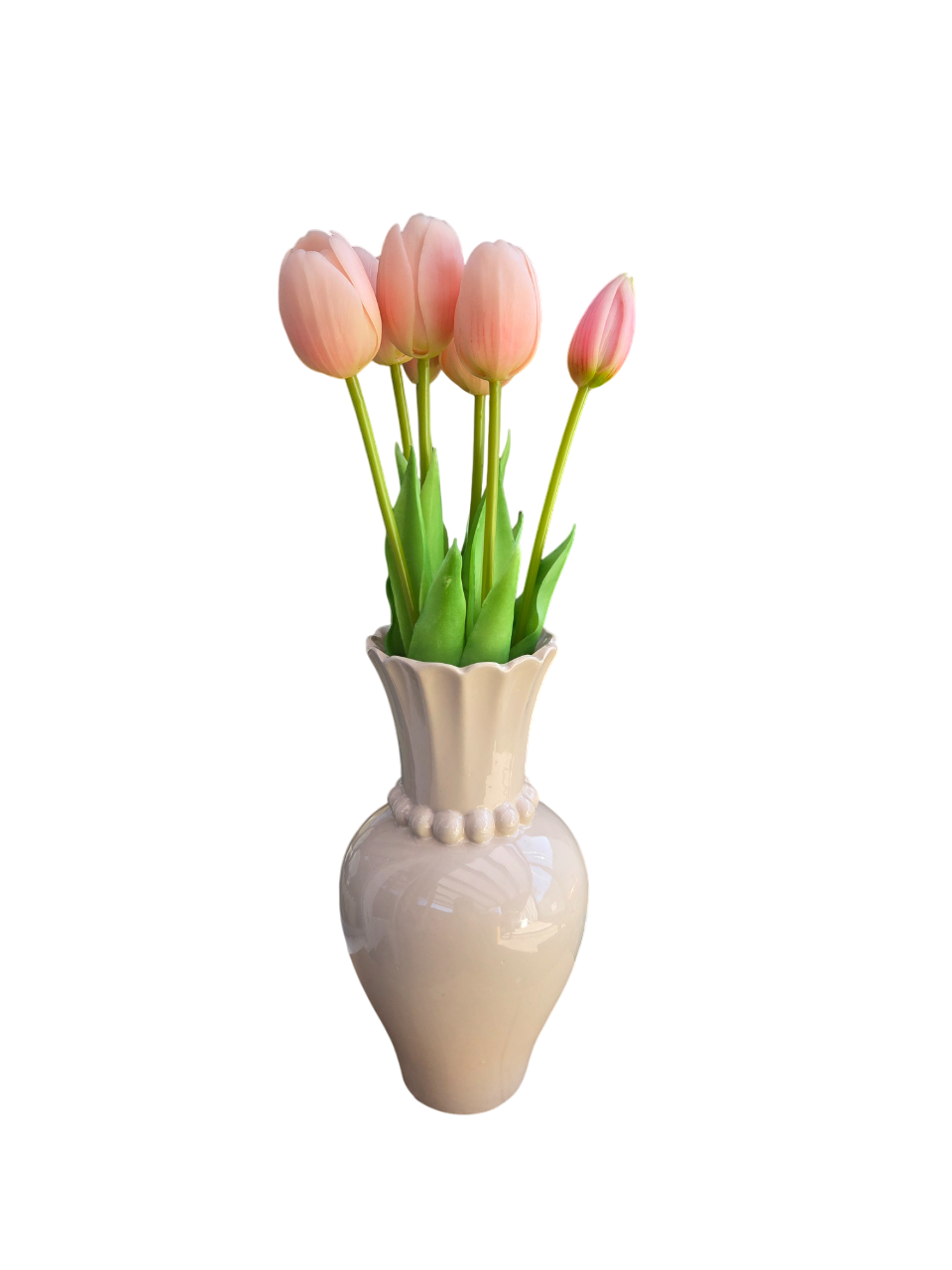 Flower arrangement Pearl, incl. vase